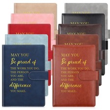 10 Pieces Employee Appreciation Gifts A5 Leather Journals May You Be Proud of...