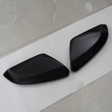 Pair Fits Honda 10th Civic 2016-2021 Rearview Side Mirror Cover Caps Gloss Black