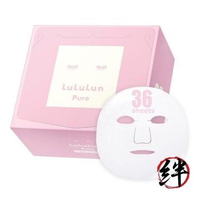 LULULUN Lululun Pure Pink Gesichtsmaske 36 Blatt Ausgewogene Feuchtigkeit Typ