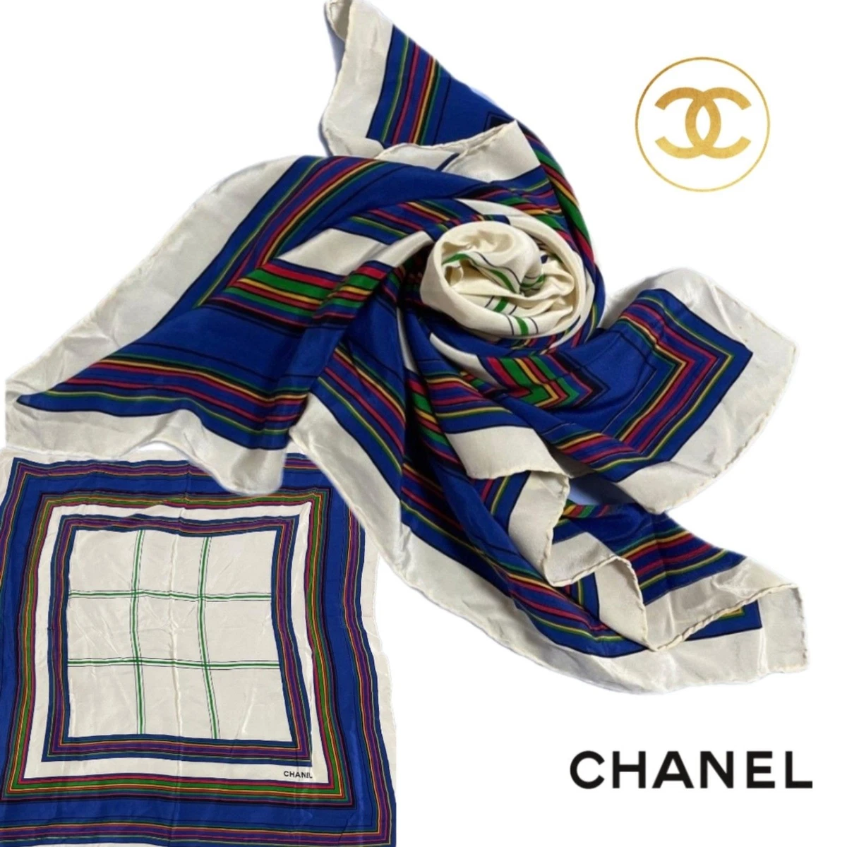 CHANEL Winter Scarves & Wraps for Women's Geometric for sale | eBay