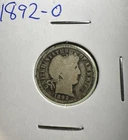 1892 O Barber Dime