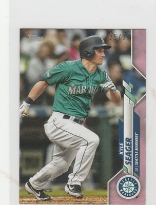 2020 Topps Mini Pink Parallel 25/25 Kyle Seager #575 Seattle Mariners