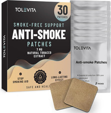 Anti- Smoke Herbal Patches Beige 7 Mg Quit Smoking Patches to Help Reduce Crav