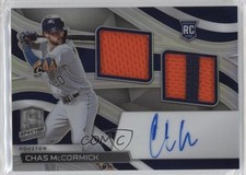 2022 Panini Chronicles Spectra Rookie Dual Jersey Chas McCormick Auto 17ok