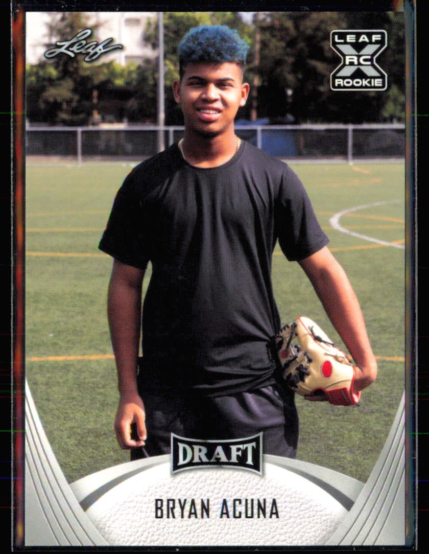 2021 Leaf Draft #24 Bryan Acuna Atlanta Braves