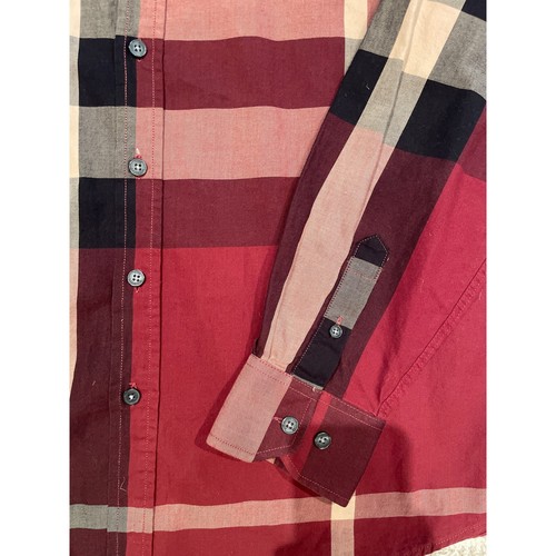 Boy’s BURBERRY Britt Long Sleeve Button Down Sz XXL - Picture 4 of 6