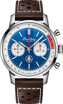 Breitling Top Time AB01763A1C1X1 Shelby Cobra Blue Dial Chronograph Men's Watch