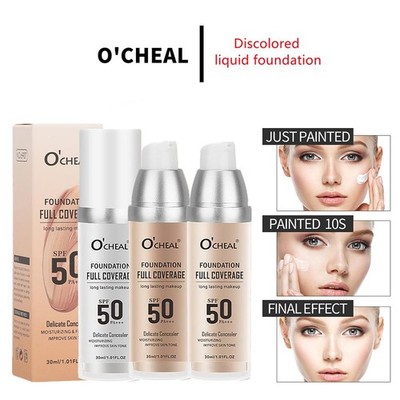 Color Changing Foundation Makeup Change To Your Skin New Foundation Liquid Q3S8