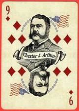 Chester A. Arthur - U.S. Presidents Bicycle Specialty Deck USPCC Playing Card