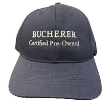 Carl F Bucherer Black Baseball Cap Fine Swiss Watchmaking Adjustable Strap Hat
