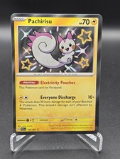 Pokémon TCG Pachirisu 138/091 SV Paldean Fates Baby Shiny Rare Holo NM Condition