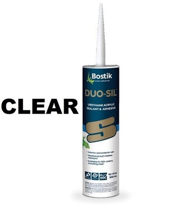 Bostik Siroflex DUOSIL CLEAR Urethane Sealant Adhesive Caulk Tube 10-oz #2000