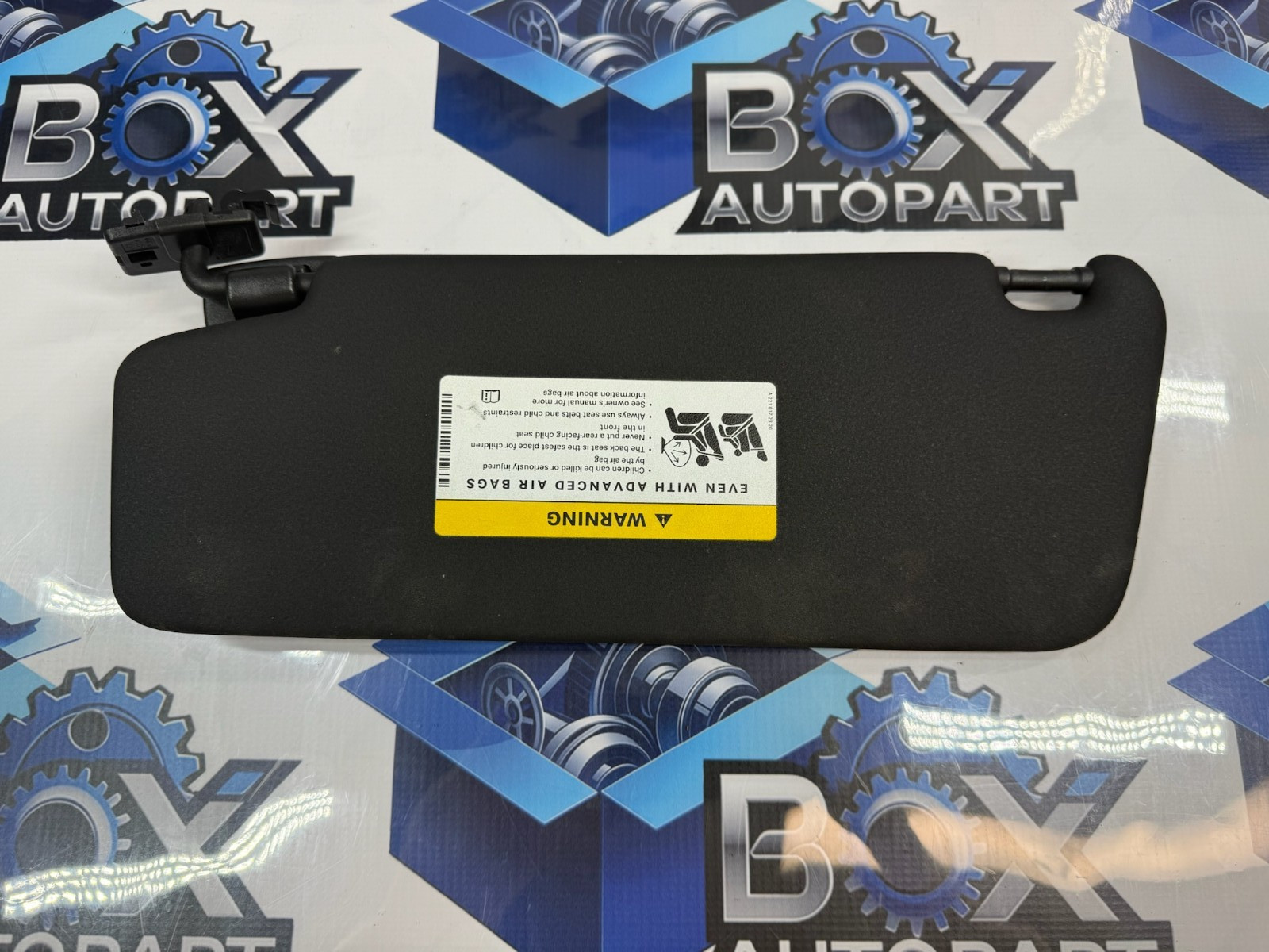 08-15 Mercedes W204 C250 C300 RIGHT PASSENGER Side Sunvisor Sun Visor Black OEM