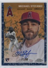 2023 Topps Chrome Platinum Anniversary 72/99 Michael Stefanic #CPA-MST Auto 0i4k