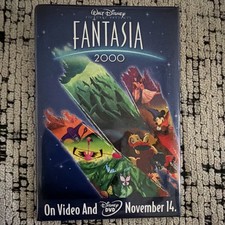 Disney Fantasia 2000 Promotional Pin/Button "On Video And Disney DVD Nov 14"