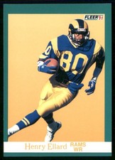 1991 Fleer - Henry Ellard #266