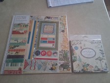 Webster's Pages Seaside Retreat. Vintage Scrapbook. Wysiwyg