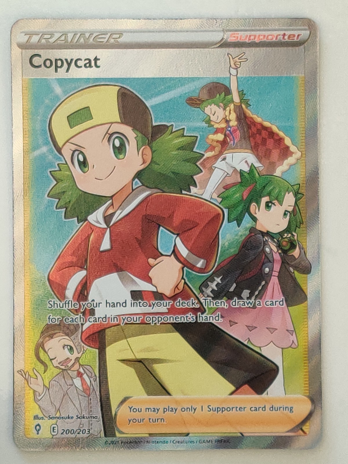 Copycat (Full Art) Ultra Rare SWSH07: Evolving Skies 200/203 NM