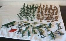 Big Greenbrier International Plastic Toy Army Men Figure Military War Play Lot