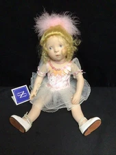 Sylvia Natterer - Rosalie Pink Ballerina - Full Porcelain 12” Doll - 1998