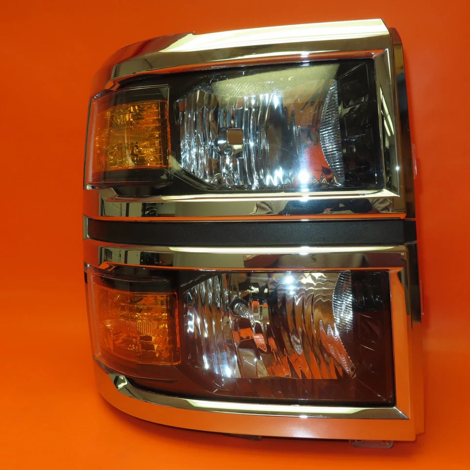 FARO PASAJERO DERECHO CHEVY SILVERADO 1500 2014 2015 HALÓGENO OEM Foto 4 de 4