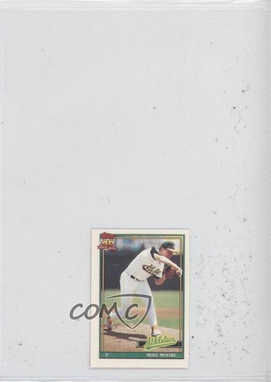 1991 Topps Micro Mike Moore #294 0b5