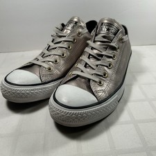 Converse Women  s Chuck Taylor All Star Ox Metallic Sneakers 8