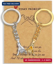 Gift for Boyfriend Girlfriend Pinkie Promise Matching Keychain Matching Gift K