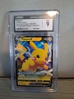 CGC 9 MINT Pikachu V SWSH061 HOLO Black Star PROMO Pokemon Card
