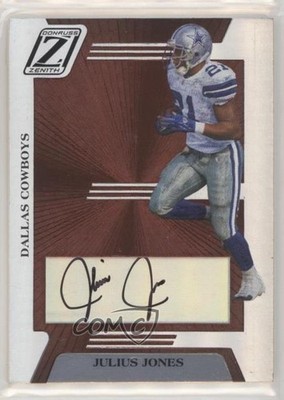 2005 Donruss Zenith Z-Graphs Julius Jones #Z-18 Auto z5i