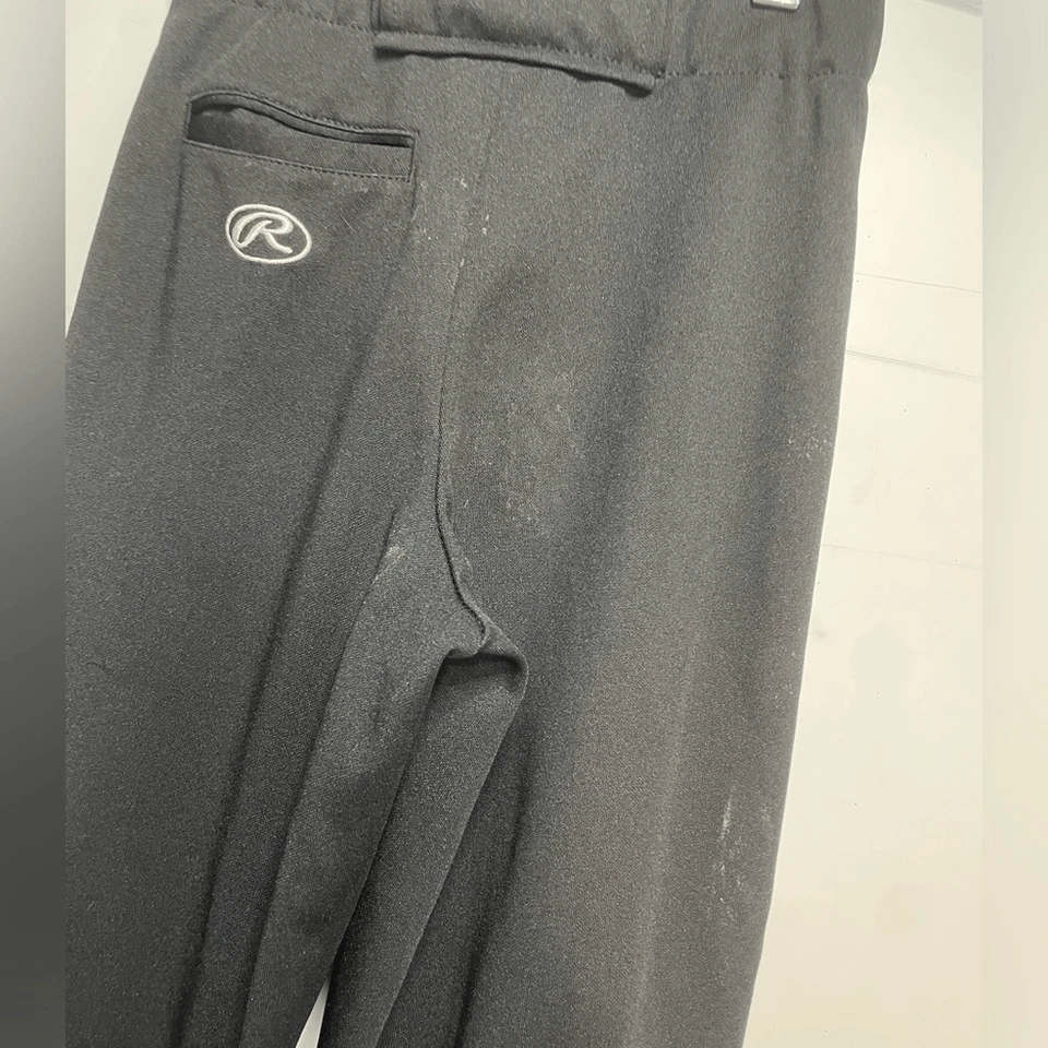 Rawlings Black Baseball Pants Youth Small Athletic Sportswear - Image 4 of 4