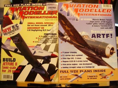 2 X AMI AVIATION MODELLER INT MAGS MODEL AIRCRAFT 2000 BAE CONCORDE PLANS