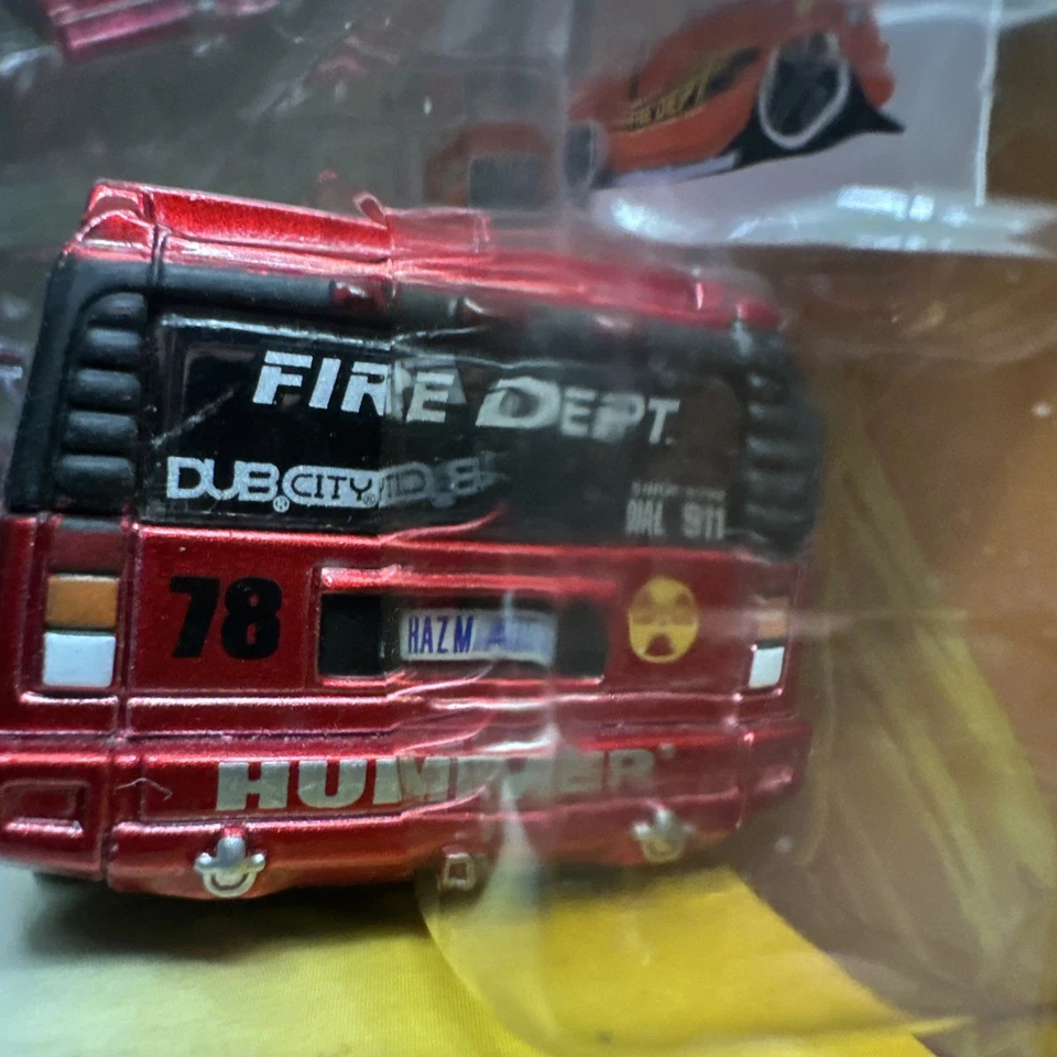 2004 Jada Dub City 2003 Hummer H2 Fire Dept. - Image 4 of 4