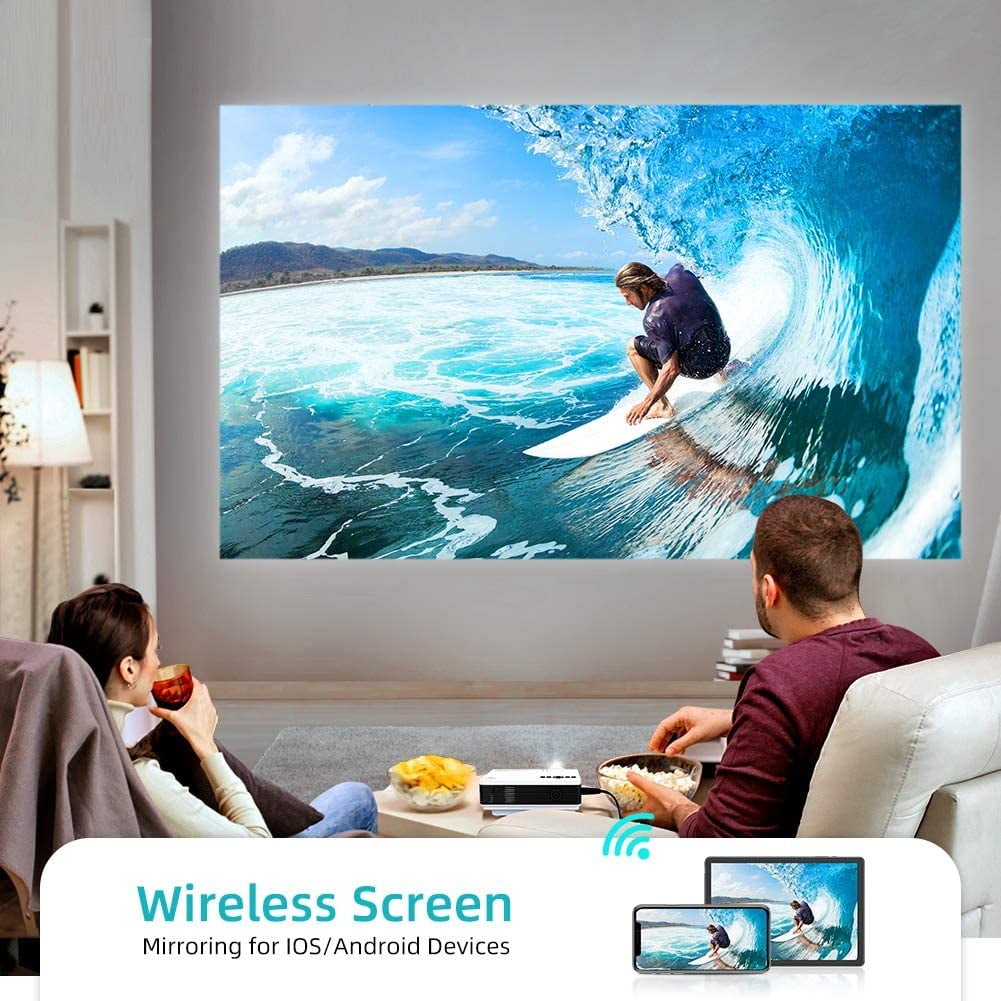 VANKYO Mini Projector 7500LMS WiFi 1080P Video Home Theater Cinema HDMI USB