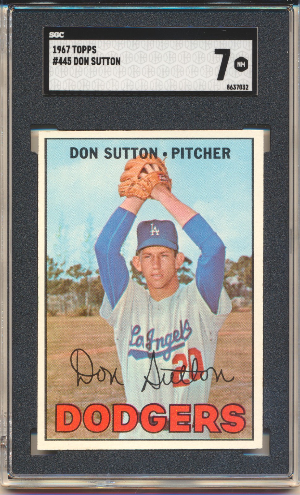 1967 Topps Don Sutton (HOF) (#445) SGC7 SGC