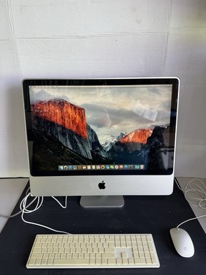 Apple iMac 24  A1225 2.8GHz Core 2 Duo 4GB 750GB LOCKED w/ Box Tested CD Works