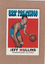 1971-72 TOPPS BASKETBALL JEFF MULLINS #115 WARRIORS EX+ *A42569