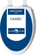 Cassel Slow Close Toilet Seat Easy Clean Non Slip Premium Wood Seat Easy Install