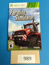 Farming Simulator - Xbox 360 - Manual Only  NO GAME 