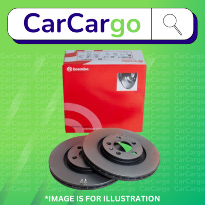 Brembo Vented Front Brake Discs Pair For Lexus NX 200t AWD 2014-2024 328 mm