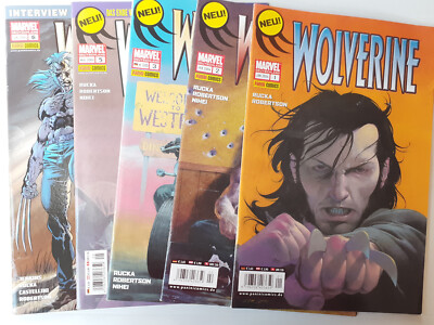5 x WOLVERINE # 1,2,3,5,6   PANINI 2004 deutsch Zustand 1 