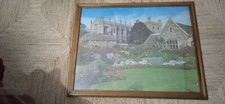 quadro puzzle con cornice di legno e vetro 68x84 molto carino come da foto