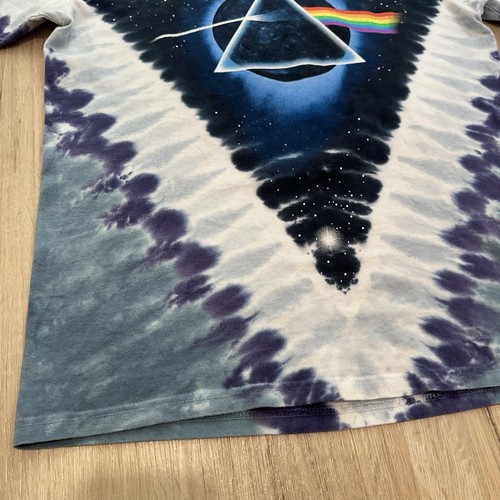 Liquid Blue Pink Floyd T Shirt Mens Medium AOP Tie Dye Vintage 2005 Double Sided - Imagen 2 de 15