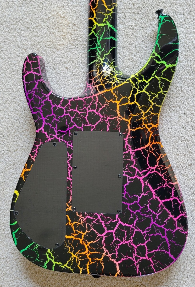 Jackson Pro Series Soloist SL3M Rainbow Crackle Electric