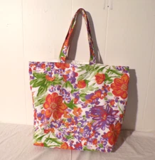 Grocery Tote bag Floral Canvas Grocery Shopping Bags Reusable Grocery Bags