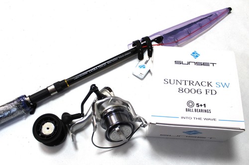 Combo canna Sunset Latika TSW20 + mulinello SW8006 FD - Surfcasting - FR33CMB - Picture 6 of 16