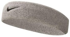 NIKE Swoosh Opaska na głowę Tenis Opaska na głowę Opaska na głowę Opaska na głowę Sport SILVER/BLACK