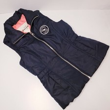 Abercrombie and Fitch Kids Puffer Vest Small Girls Blue Pink