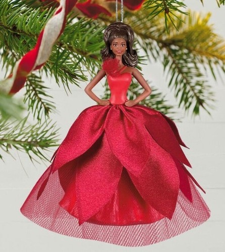 2022 Hallmark Keepsake Black Holiday Barbie Puppe Ornament NEU - Bild 3 von 4