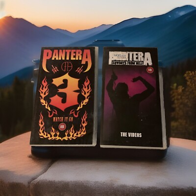 Pantera  Watch It Go 1997 & Cowboys From Hell 1991, CLEAN CASSETTES